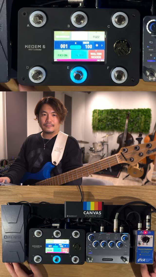 Judahs Kedem6というタッチパネルで操作できるMIDIコントローラーを