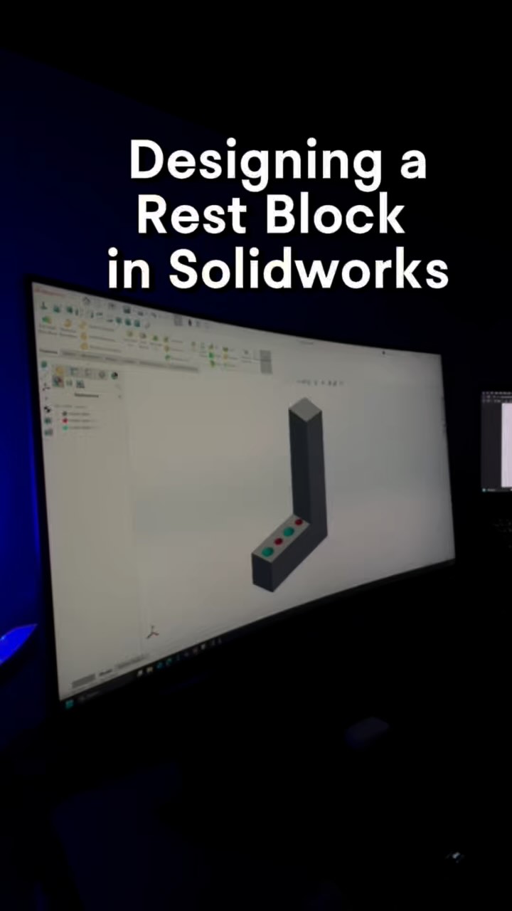 Designing an ACL401C NAAMS Clevis in Solidworks 🔧 #cad #solidworks # ...