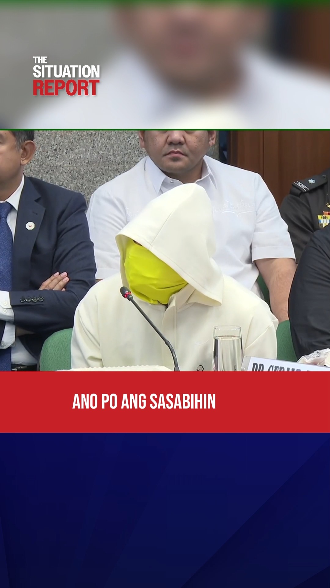 FACE REVEAL! WATCH: Pinatanggal ng mga senador ang takip sa mukha ni ...