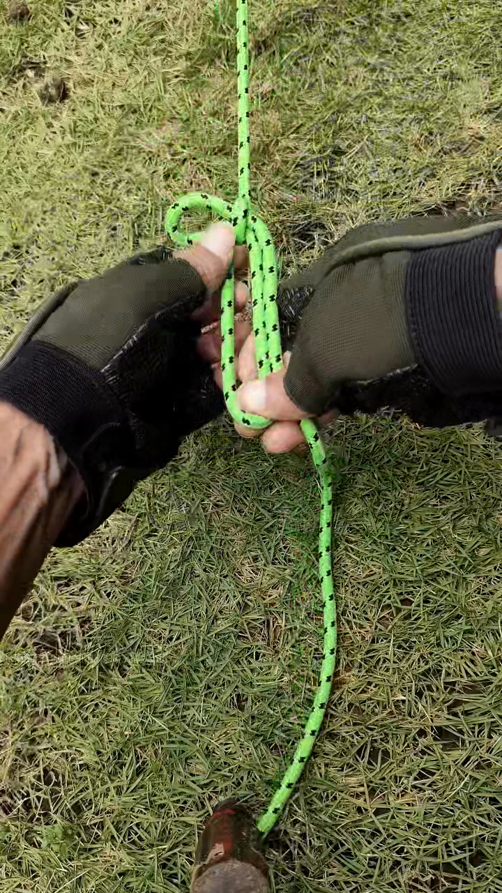 The Trucker's Hitch is a compound knot commonly used to secure heavy ...