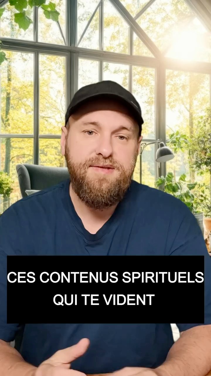 CES CONTENUS SPIRITUELS QUI VOUS VIDENT Retrouvez la vidéo complète sur ...