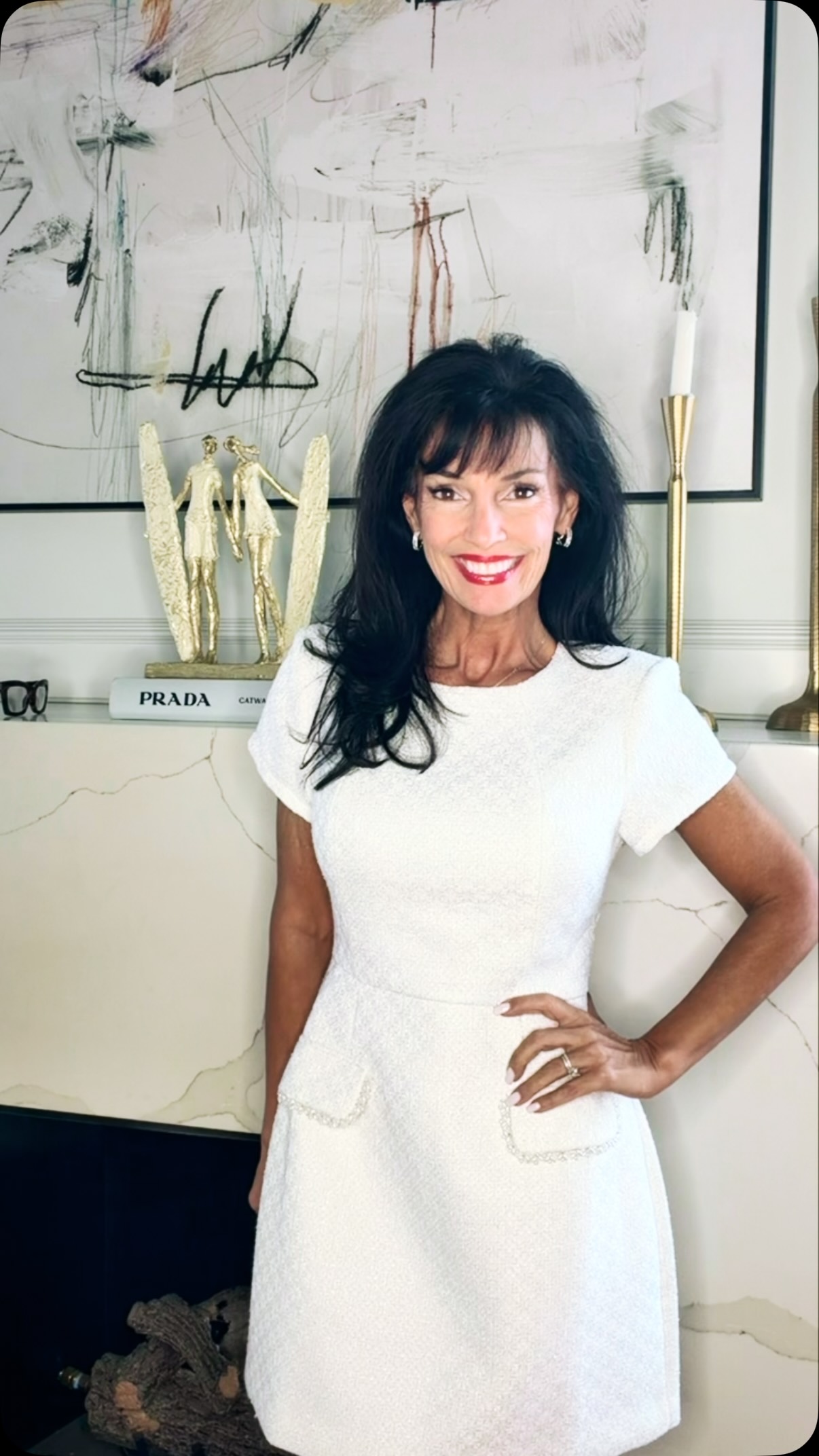 my ladies dresses Okay ... this one stopped me in tracks. 🤍, It’s classy, flattering, and one of those you’ll wear for years. From bridal showers to dinners, vacations, and Sunday brunch—this one does _okendo:syndication_key:CL137526102