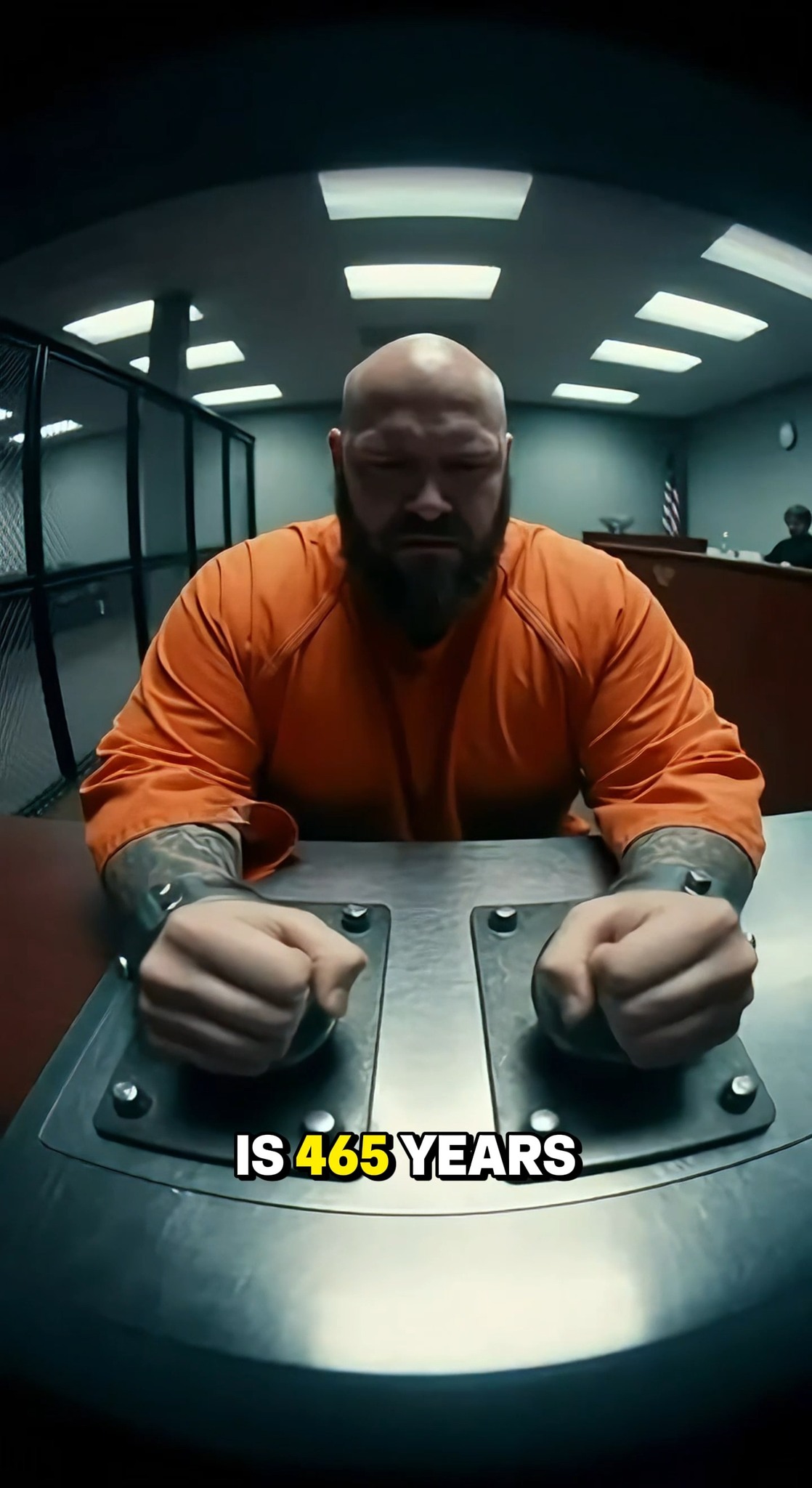 The judge stayed calm. Then he said it: 465 YEARS. Steel wrist cages ...
