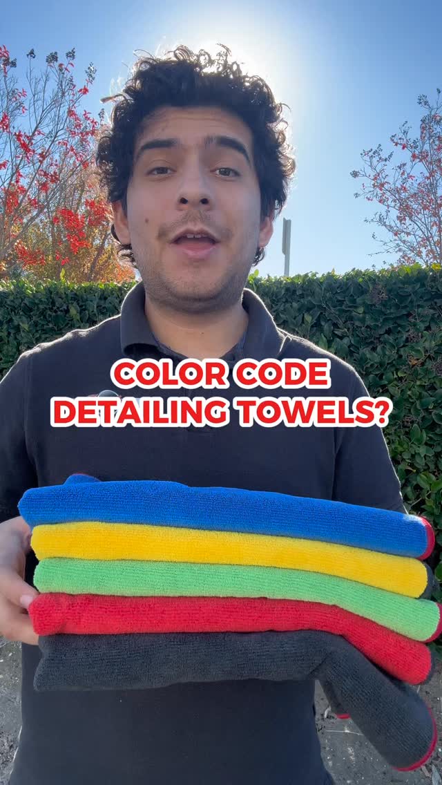 Have you tried color coding your detailing towels? It’s a total game ...