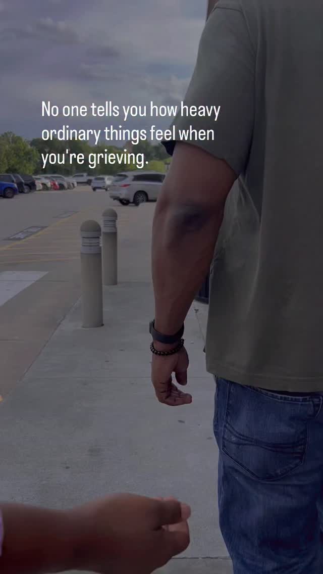 Grief 😮‍💨 No one tells you how heavy ordinary things feel when you’re ...