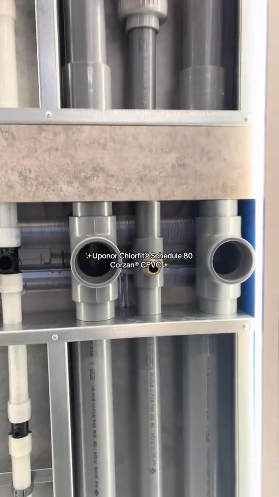 Uponor AquaPEX® and Uponor ChlorFIT® Schedule 80 Corzan® CPVC come ...
