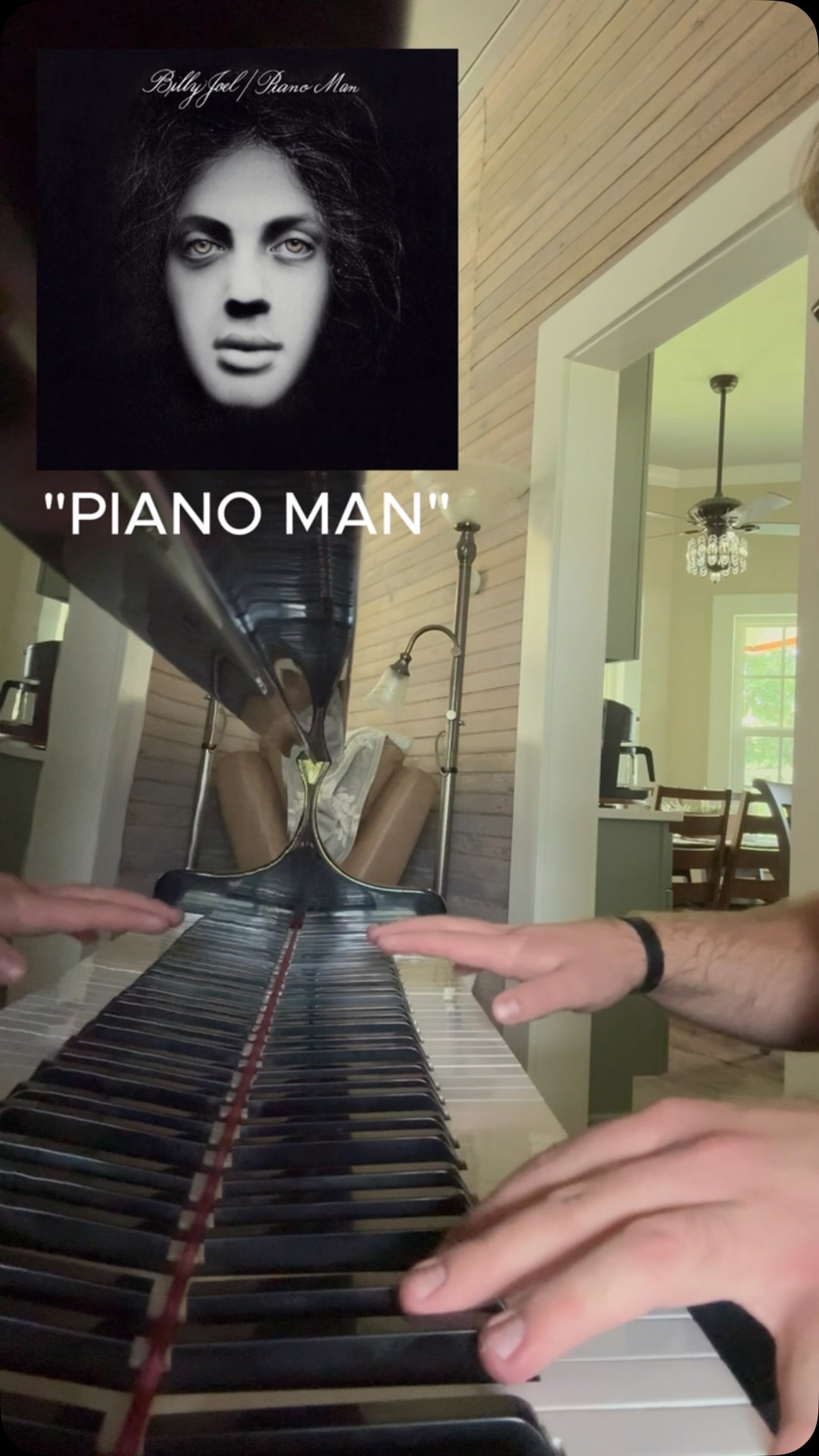 Piano Man” – Billy Joel In a small bar, with the sound of a piano