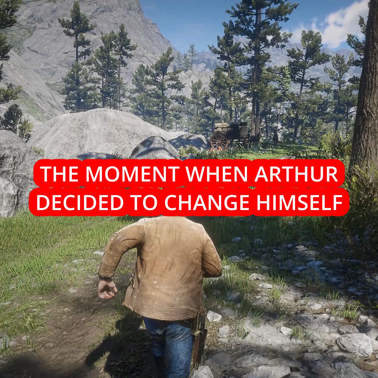 The moment Arthur decided to change himself #rdr2 #fyp # ...
