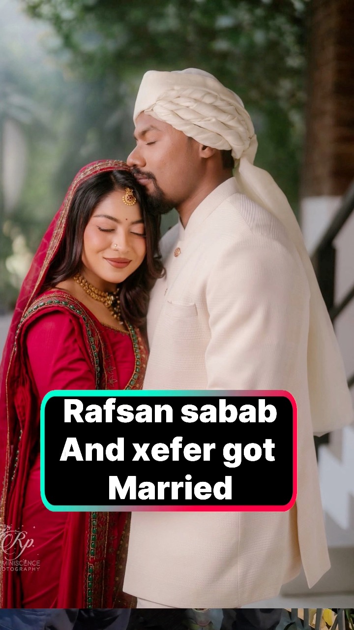 Rafsan Sabab & Xefer are officially married—love sealed for life. 💍 # ...