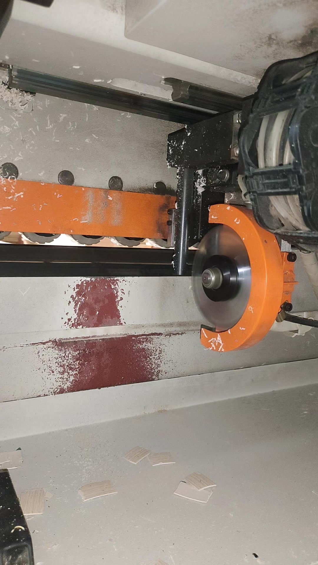 Rear End cutting unit for panel edge banding. #modularkitchen # ...