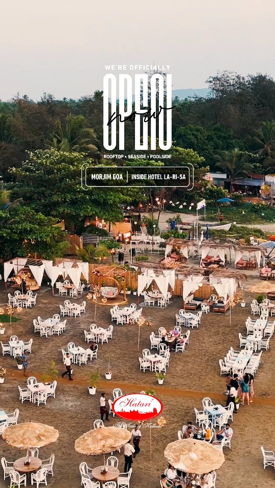 Hatari since 1966 - now OPEN IN GOA! 📌 Rooftop • Seaside • Poolside 🌊 ...