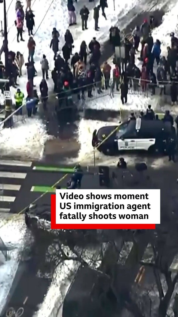 A woman in a car was shot and killed by a US immigration officer on a ...