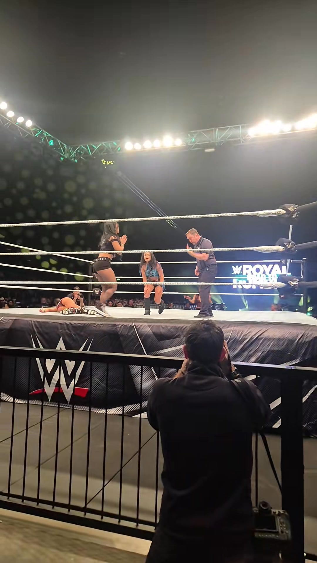 The referee chased Roxanne out of the ring | Wrestling Universe Rules ...