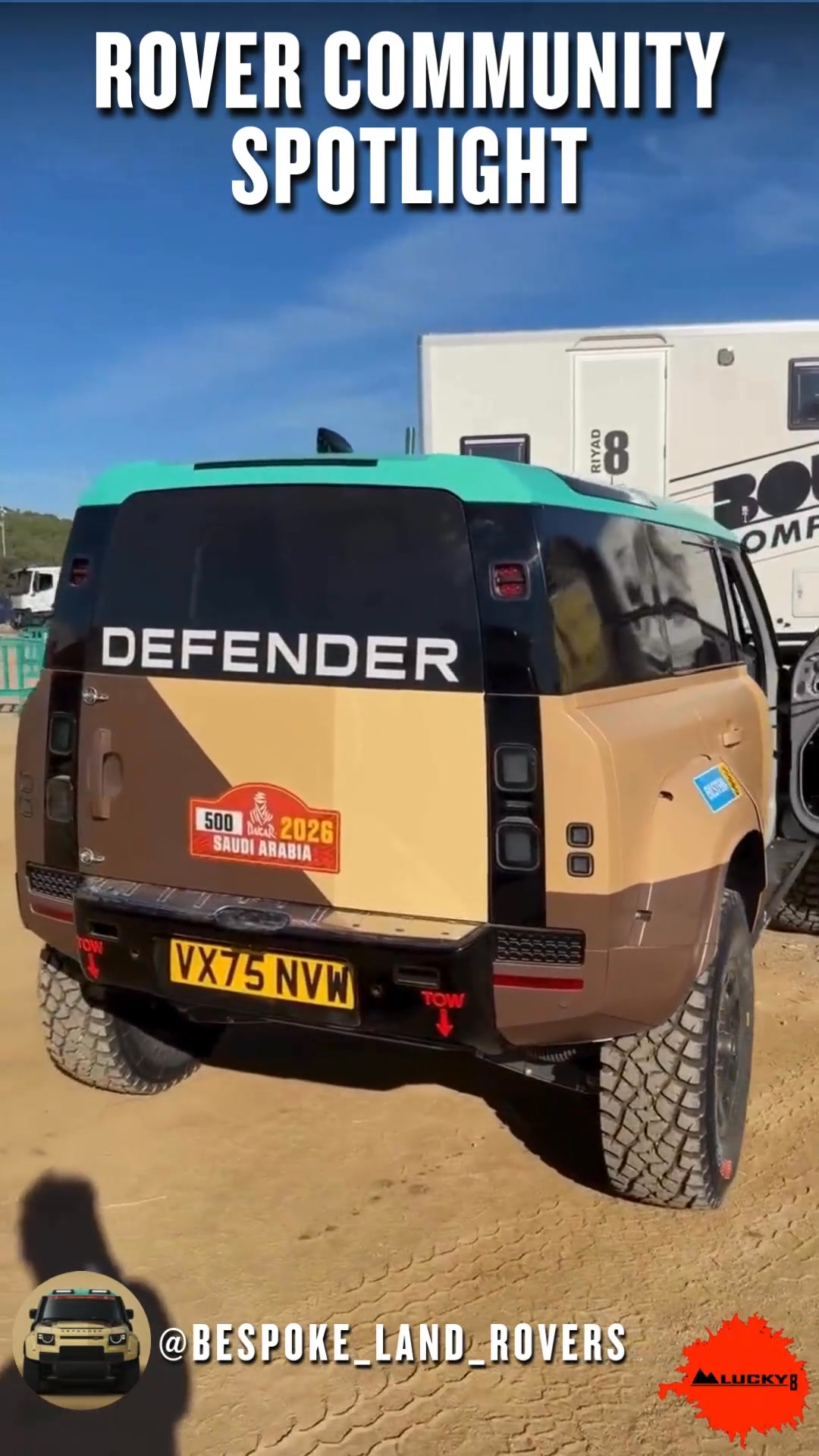 Today’s ROVER COMMUNITY SPOTLIGHT 🚨 THE DEFENDER DAKAR D7X-R 📣 Huge ...