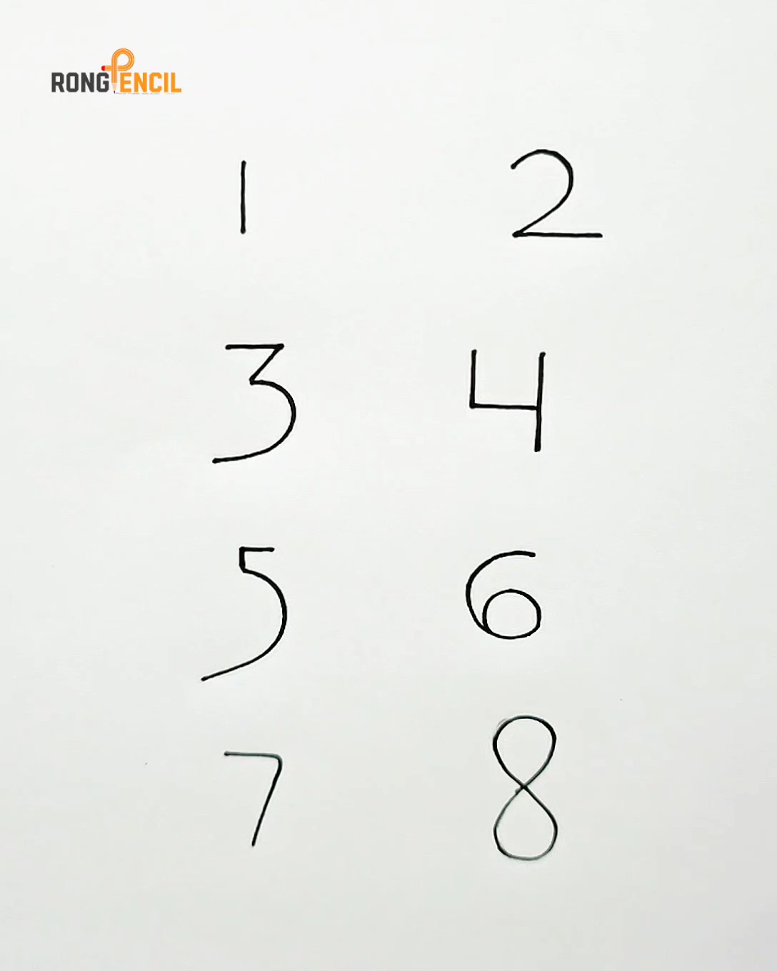 Drawing with numbers 🥰 #art #drawing #easydrawing | Rong Pencil | Facebook