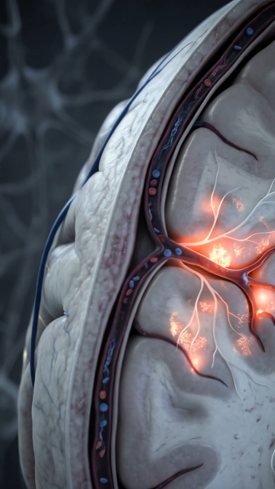 During a migraine, brain blood vessels experience sudden changes in ...