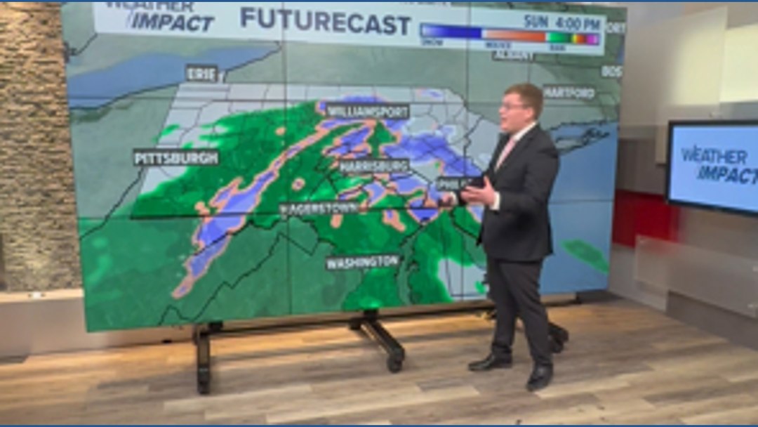 After a dry start Sunday morning, light rain showers in the afternoon ...