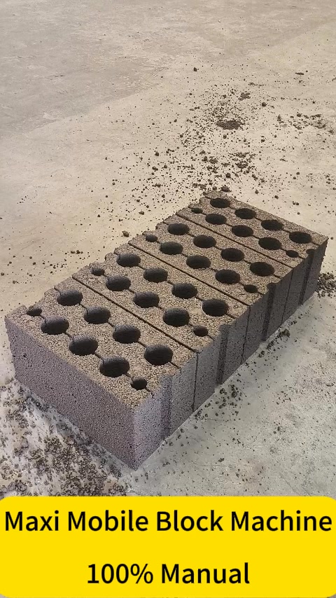 🙌👏100% Manual Maxi Mobile Block Making Machine🫶 It can be 100% Manual ...
