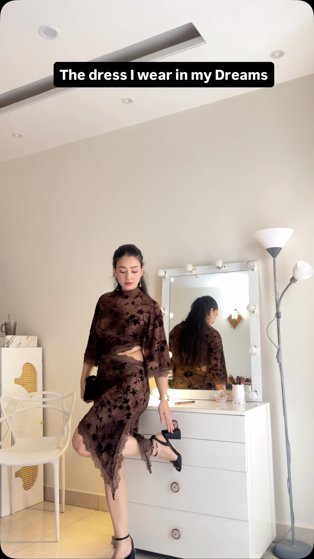 Such a beautiful dress 🥰🫶🏻, ,, ., ., ., #asymmetricaldress #bodycondress #summervacationdress #lace new dress haul , dress tryon | Ocean Thakur