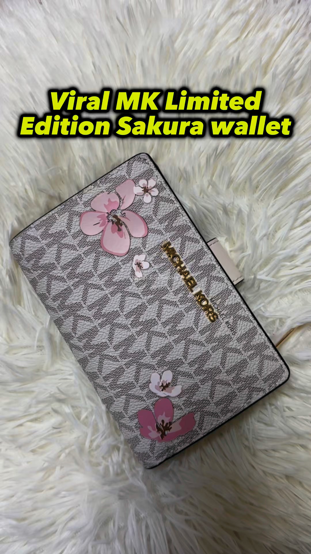 Viral Michael Kors Limited Edition Sakura Wallet exclusive only to