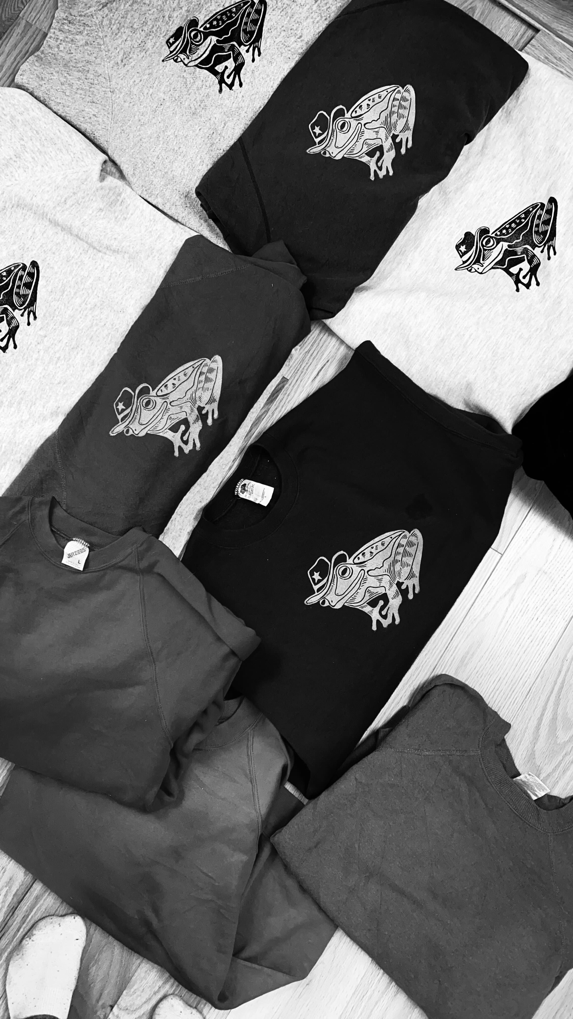 Grateful Dead Steal Your Face frog and toad tee shirts