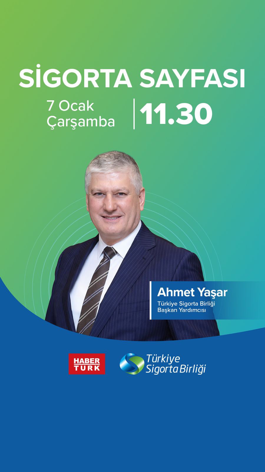 Türkiye Sigorta Birliği Başkan Yardımcısı Ahmet Yaşar, Habertürk TV’de