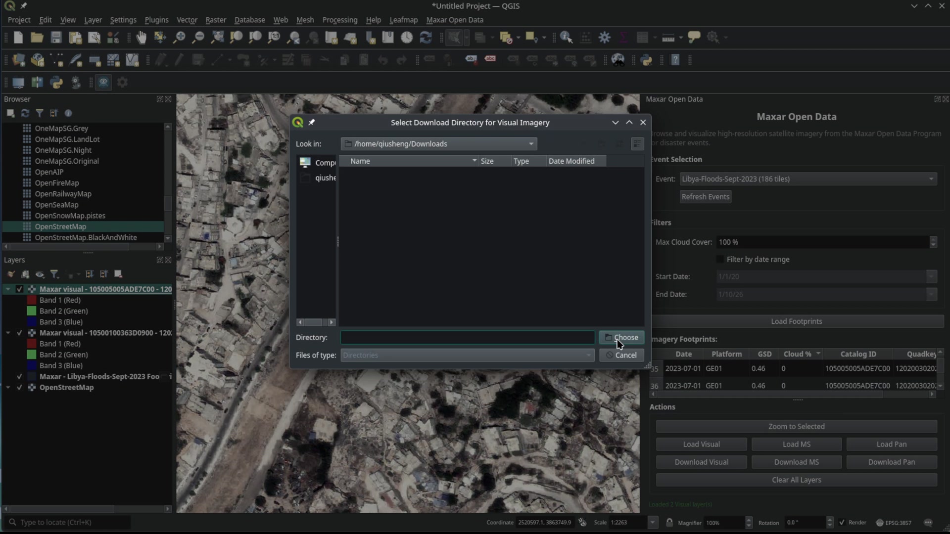 Introducing the Maxar Open Data Plugin for QGIS 🚀 The Maxar Open Data ...