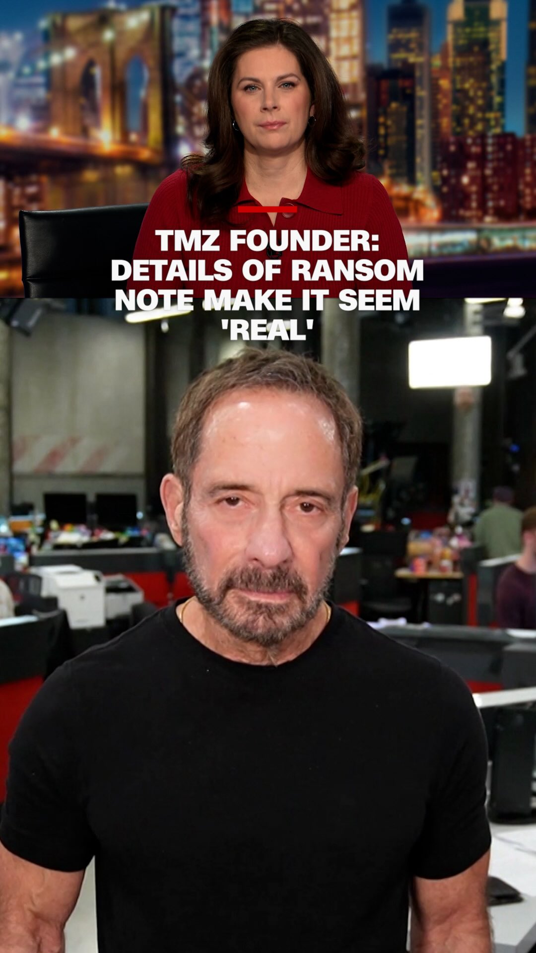 TMZ’s Harvey Levin speaks to Erin Burnett about the ransom note he ...