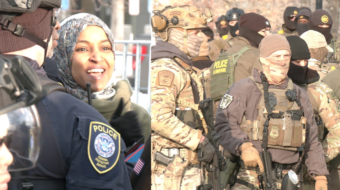 Representatives Ilhan Omar, Angie Craig, and Kelly Morrison visited the ...