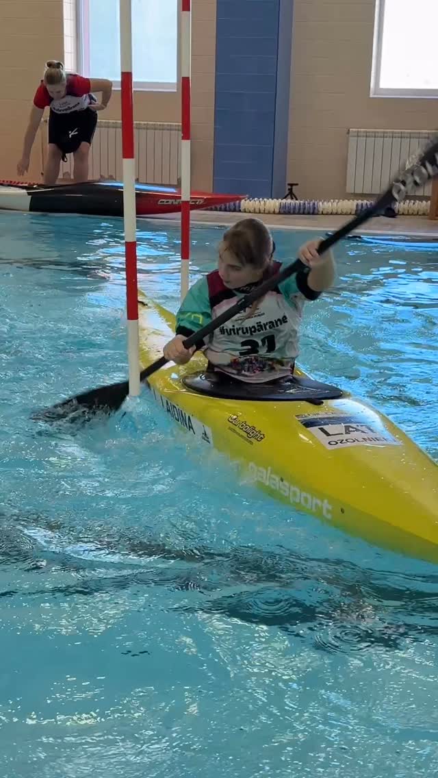 Pool slalom mode ON 🇪🇪 #canoeslalom #kayak #pool | Canoe Slalom ...