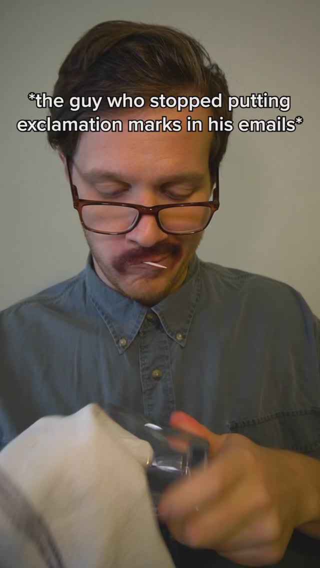the guy who stopped putting exclamation marks in his emails | Andrew ...