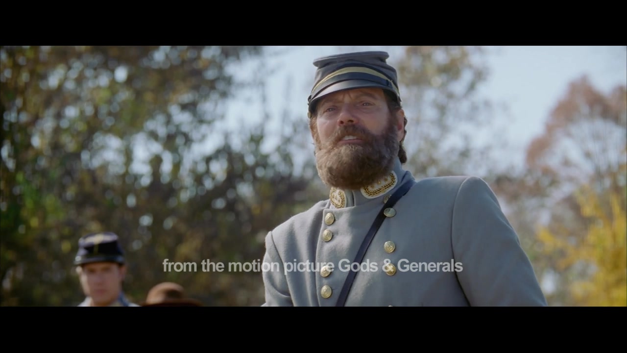 It's November 4, 1861. Stonewall Jackson delivers his farewell address ...