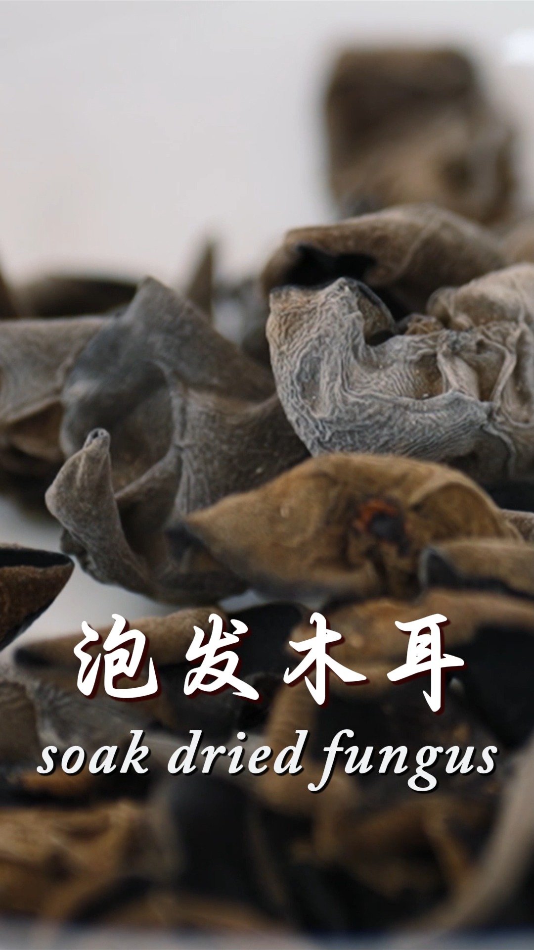 soak dried fungus #chinesefood #food #中国美食 #海曲姑娘haiqu #改造 #makeover #海鲜 ...