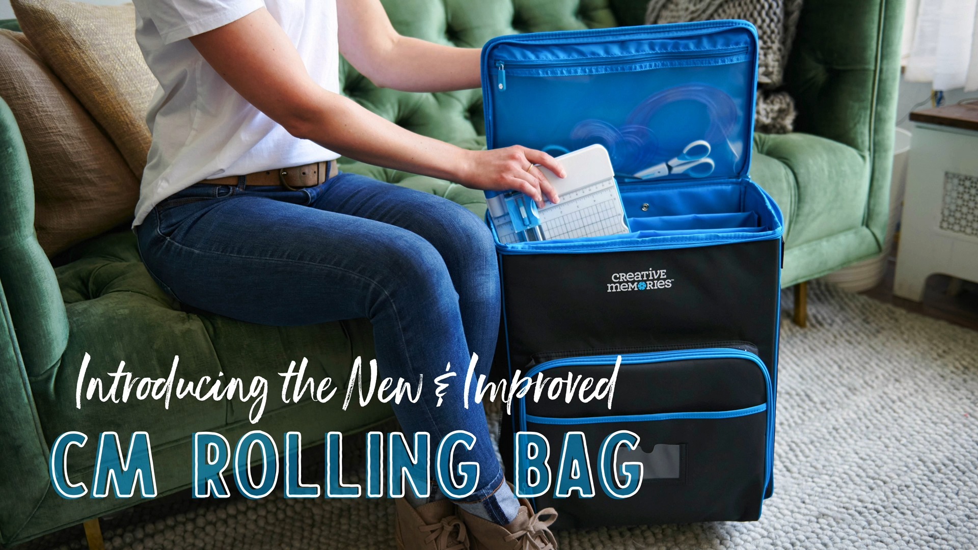 Exciting news — there's a new and improved CM Rolling Bag to take
