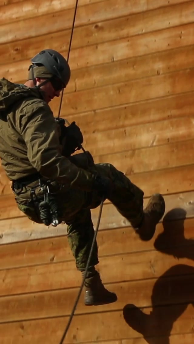 RTOs (Rappel Tower Operator) of the regiment conducts a refresher ...