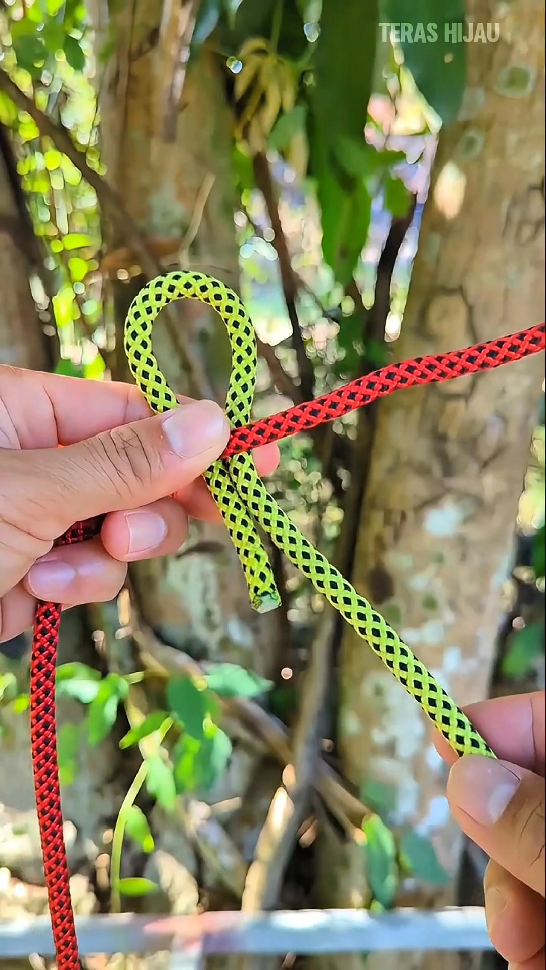 simple trick to connect rope #simple_knot #strong_knot #rope #node # ...