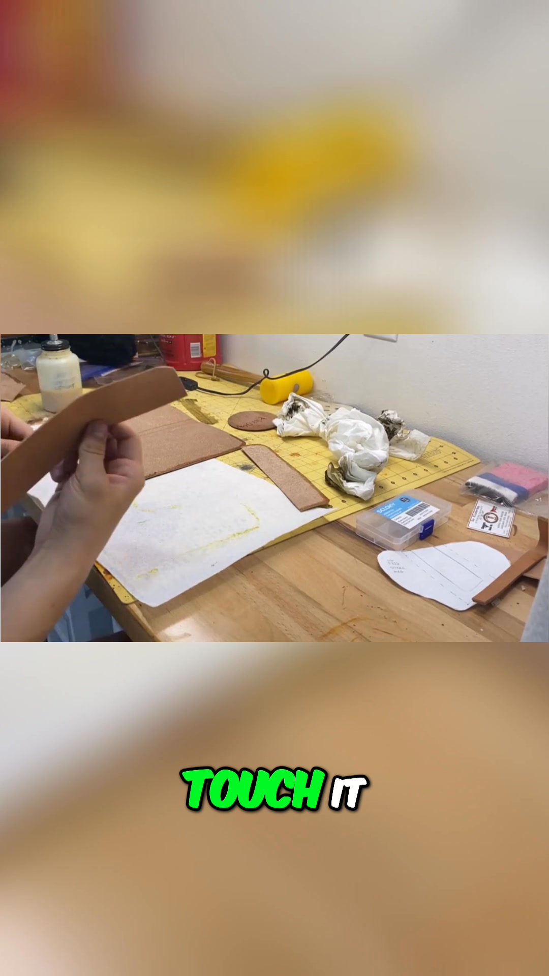This video shows how to wait for glue to become tacky before continuing ...