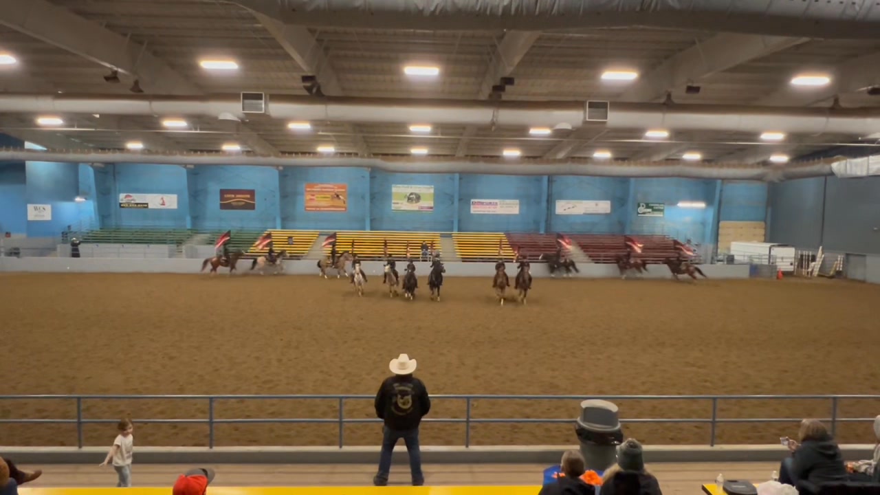 Teagan’s Enumclaw WAHSET drill teams first ride was tonight! Soooo good ...