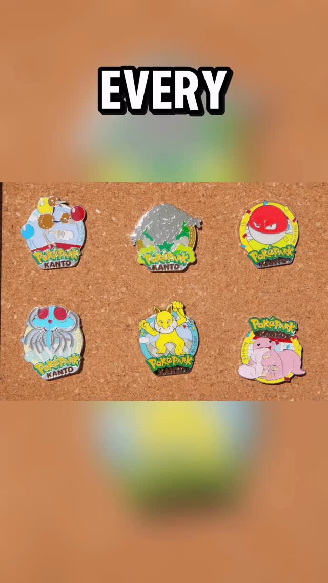 Did you see these NEW PokePark Kanto POKEMON PINS? 😳 #pokemon