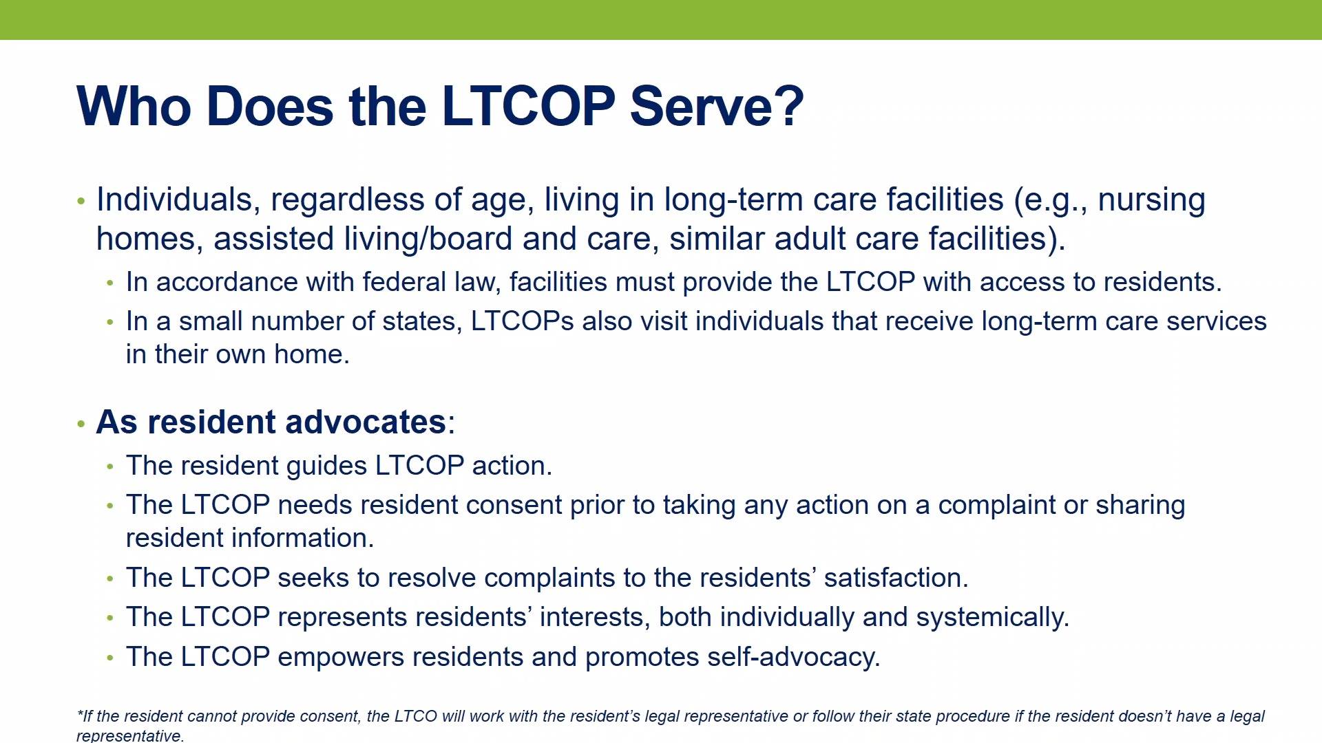 The Who, What, Where, Why, and How of the Long-Term Care Ombud... | The ...