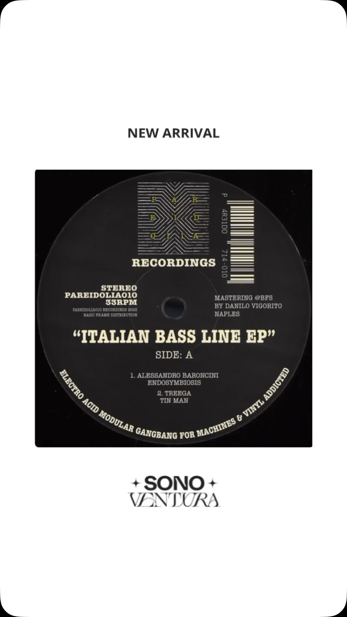 Basic Channel / Maurizio restocks! The two most iconic and seminal