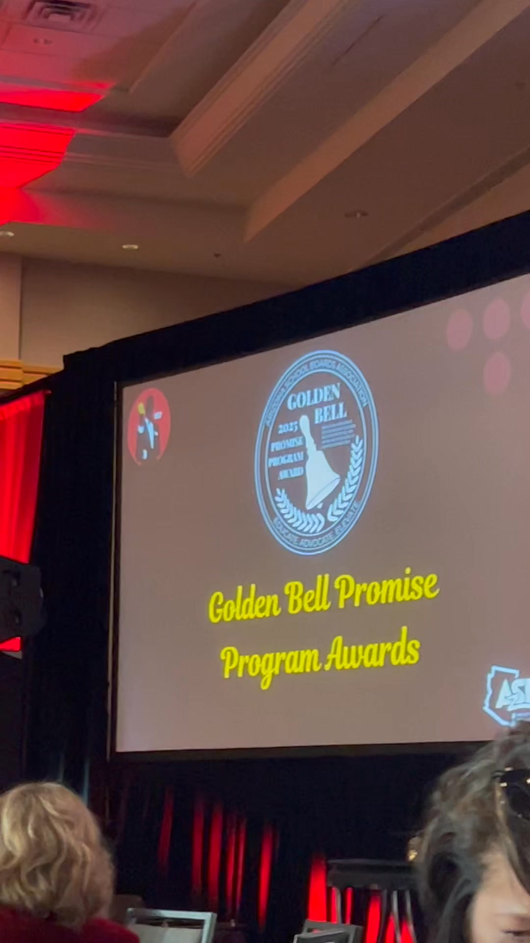 Ganado Unified School District was awarded the Golden Bell Award today ...