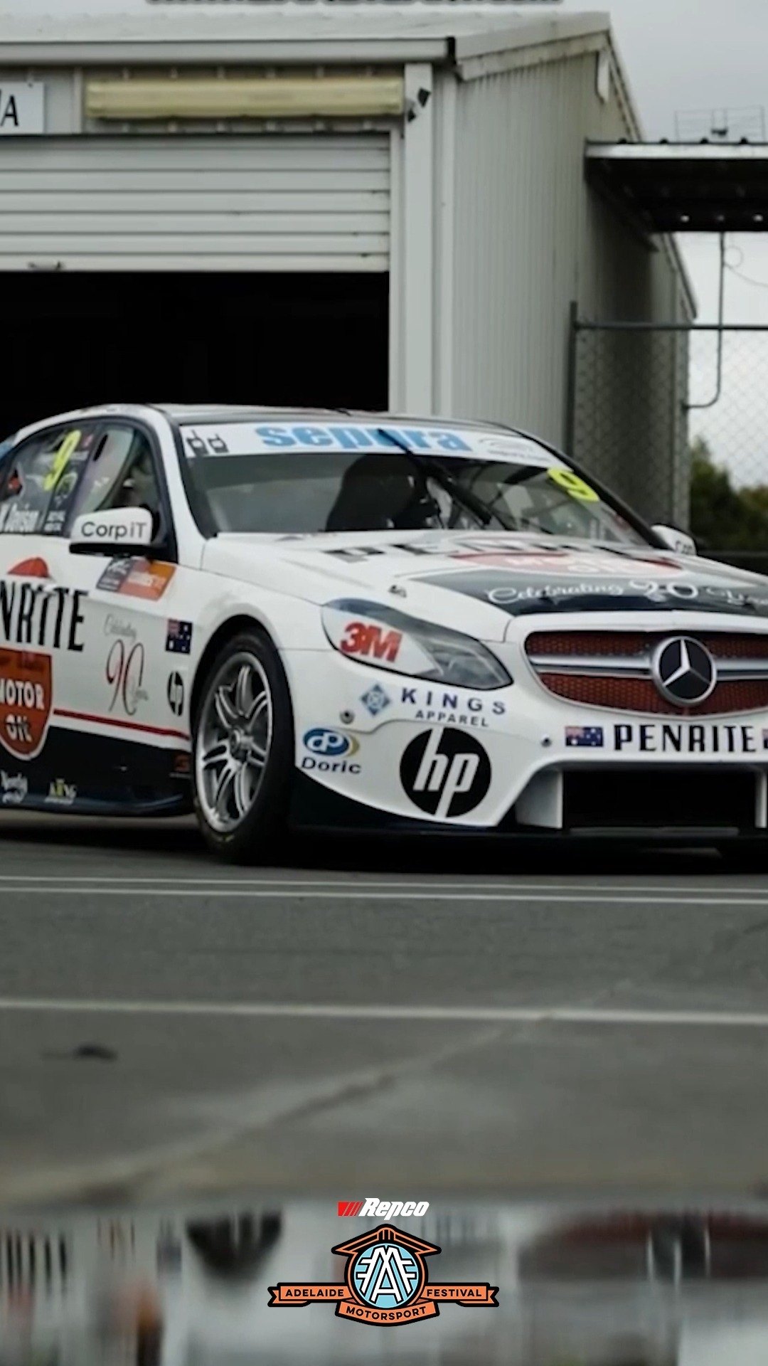 The Mercedes V8 Supercar, back on track at the 2026 Repco Adelaide ...