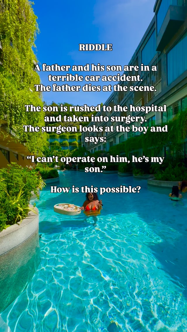 Solve this riddle! A father and his son are in a terrible car accident ...