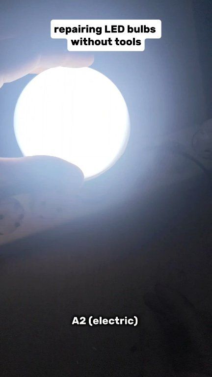 repairing LED bulbs without tools #electrical #diyelectro | A2 | Facebook