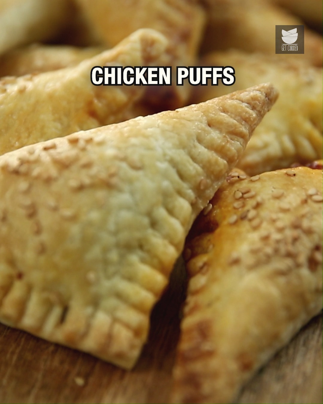 Get Curried - 🥐 Crispy, flaky chicken puffs filled with... | Facebook
