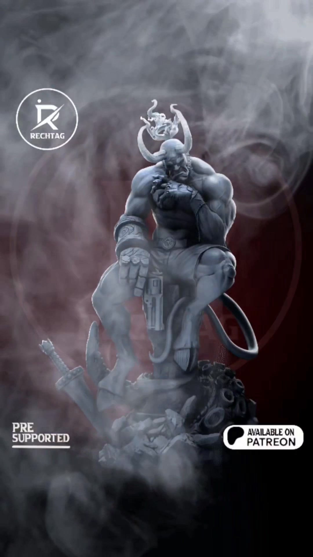 HELLBOY PROJECT • Part 16 ∆ Studio : Rechtag ∆ Print & Paint : AgalmA ∆ ...