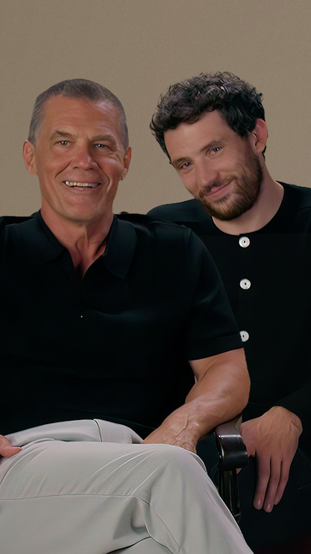 Josh Brolin and Josh O'Connor josh around in new interview | Netflix ...