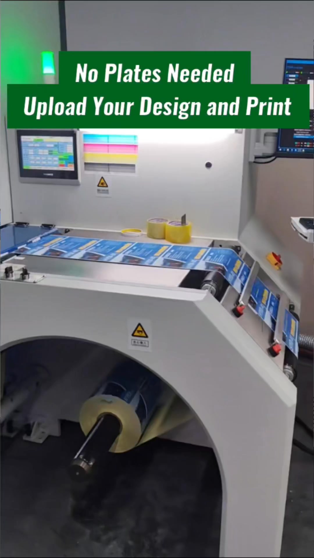 Caspijet CJ-T312UV Roll to Roll UV Digital Label Printing Machine ...