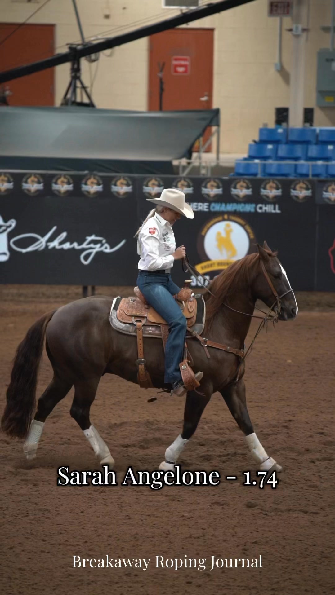 Sarah Angelone won Round 3 of the Semifinals at Kimes Ranch Million ...